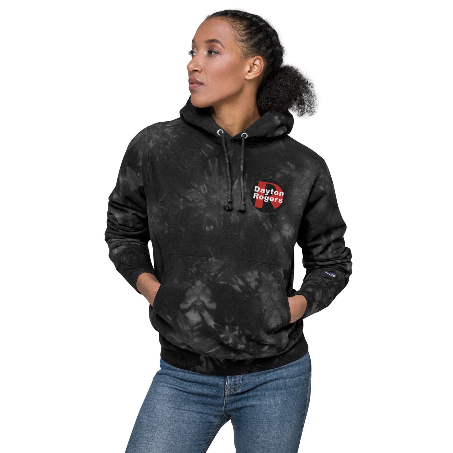Champion | Tie-Dye Pullover Hoodie - Circle Logo