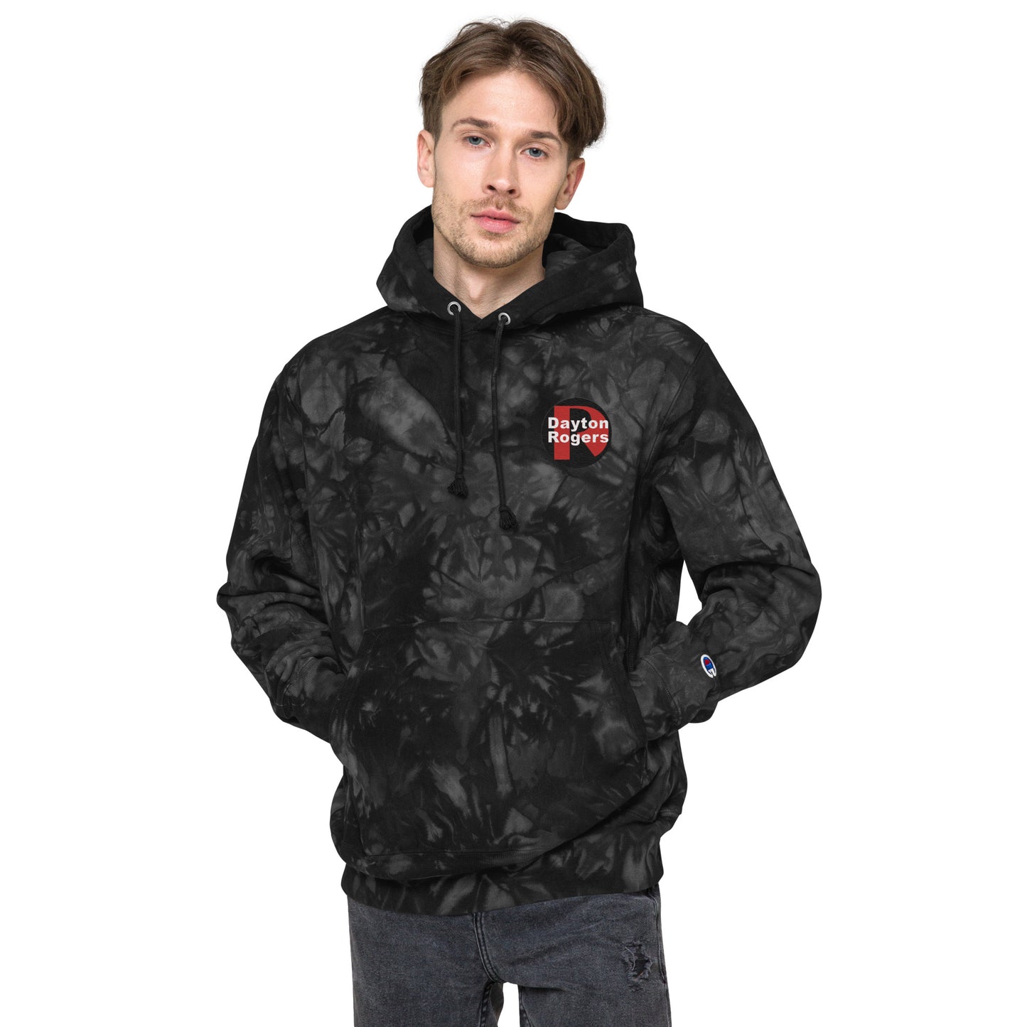 Champion | Tie-Dye Pullover Hoodie - Circle Logo