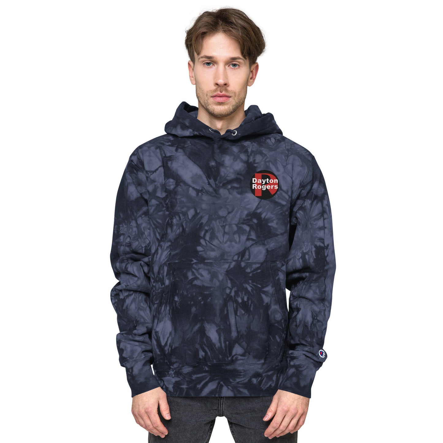 Champion | Tie-Dye Pullover Hoodie - Circle Logo