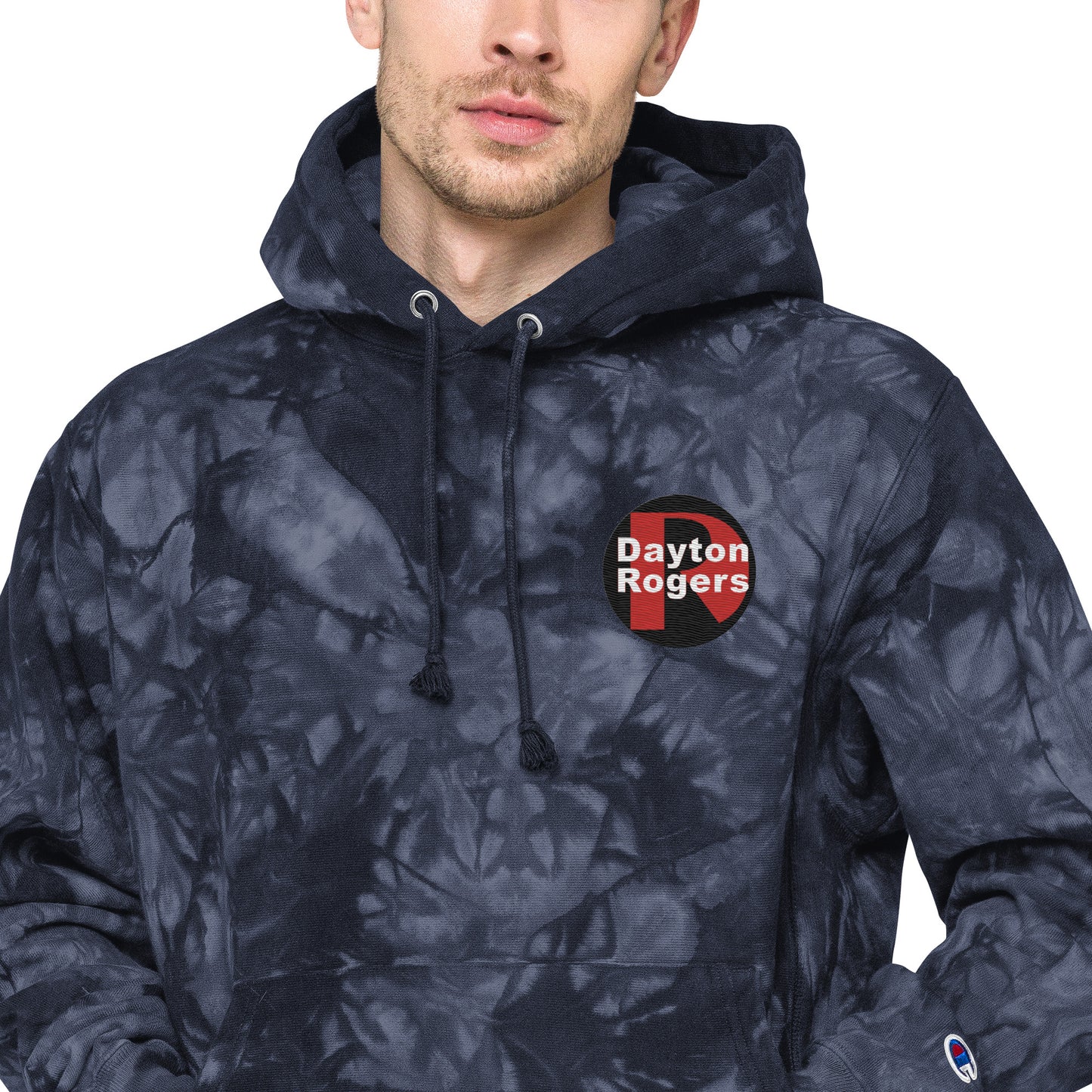 Champion | Tie-Dye Pullover Hoodie - Circle Logo