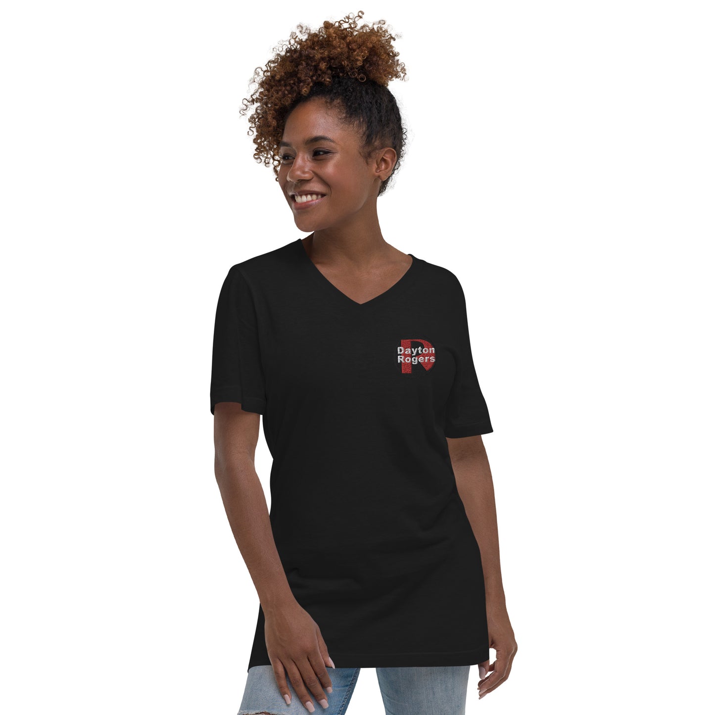 Bella+Canvas | V-Neck T-Shirt - Circle Logo