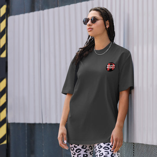 Oversized Faded T-Shirt - Circle Logo