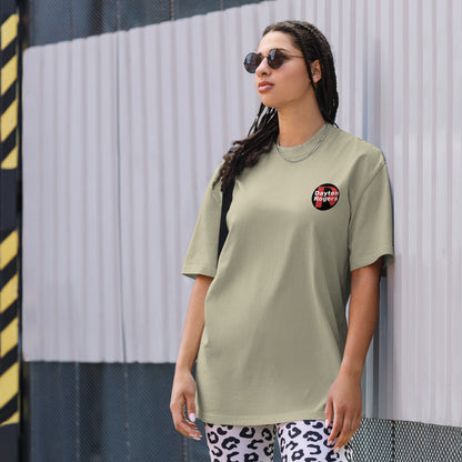 Oversized Faded T-Shirt - Circle Logo