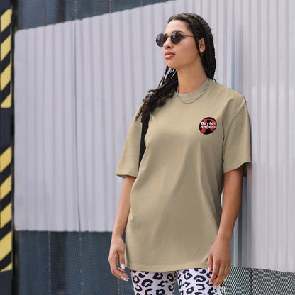 Oversized Faded T-Shirt - Circle Logo