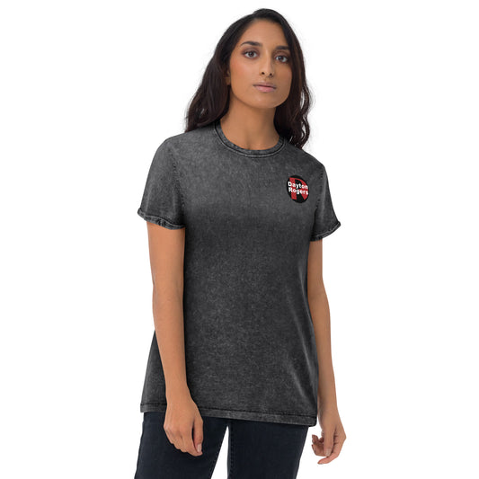 Denim-Style T-Shirt - Circle Logo