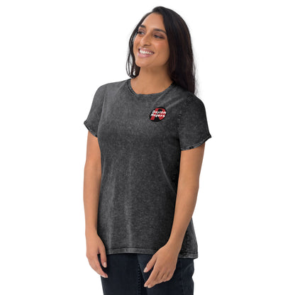 Denim-Style T-Shirt - Circle Logo