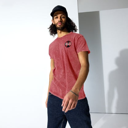 Denim-Style T-Shirt - Circle Logo